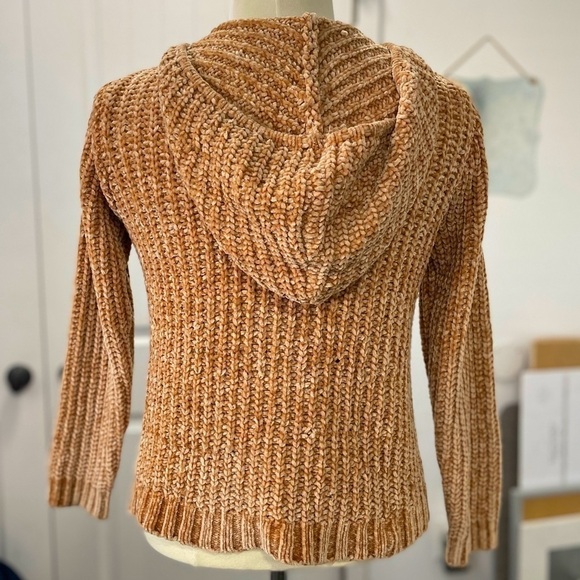Forever 21 Girls Hooded Sweater - Toffee Color - US Size 11/12 - Picture 2 of 5